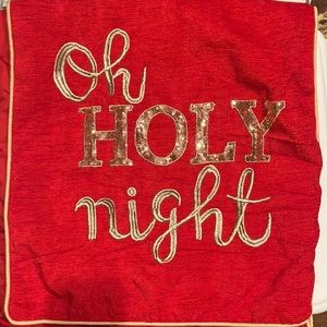 Oh holy night runner for table approx 72 inches - lightly used Christmas